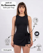 ENTERIZO VESTIDO ESSENTIALS SIN MANGAS | T.T LUSIAN REF.1167
