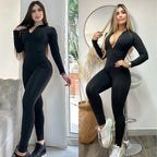 ENTERIZO COMPLETO ESSENTIALS FLEX CON CREMALLERA